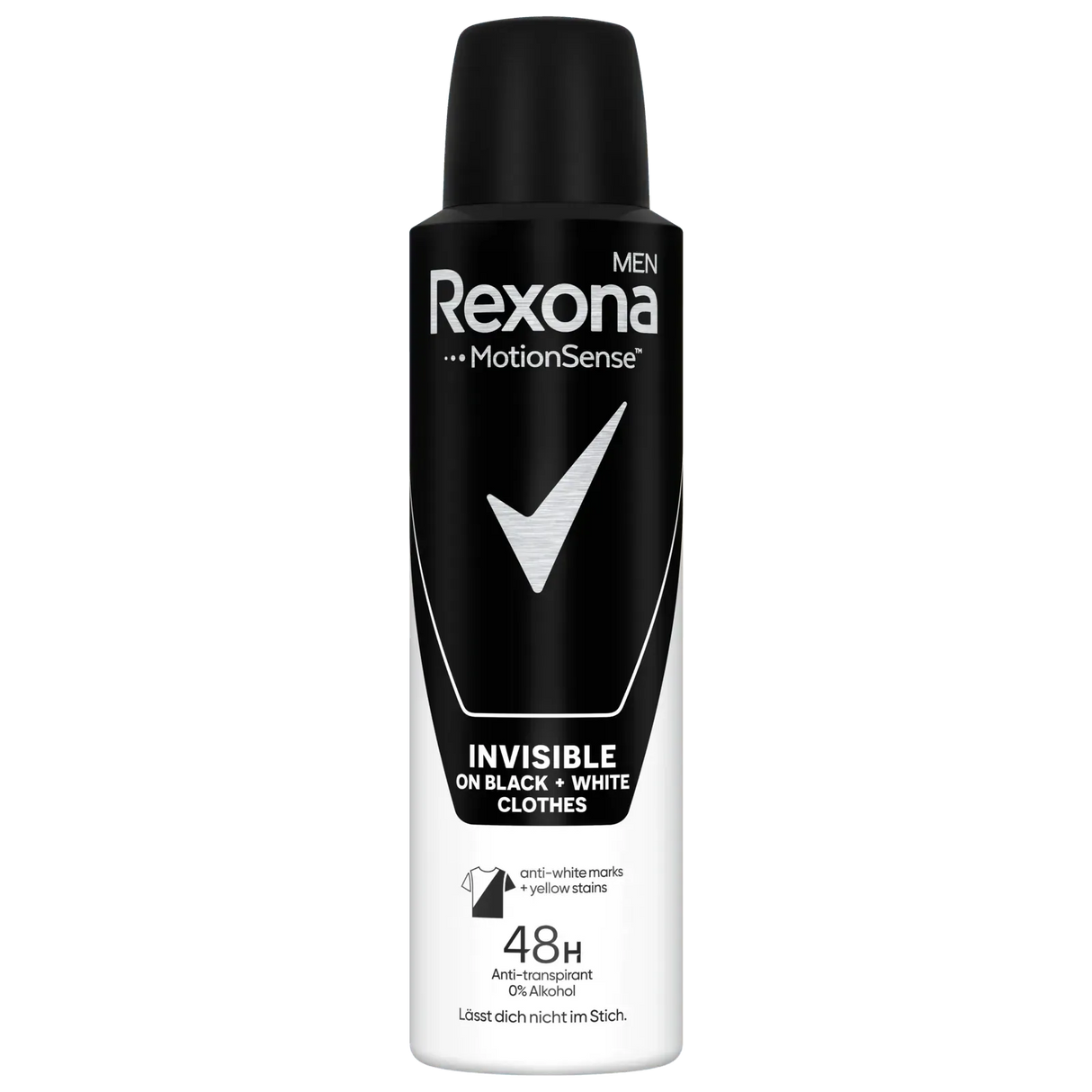 6x Rexona Men Invisible Black & White Deospray 150ml