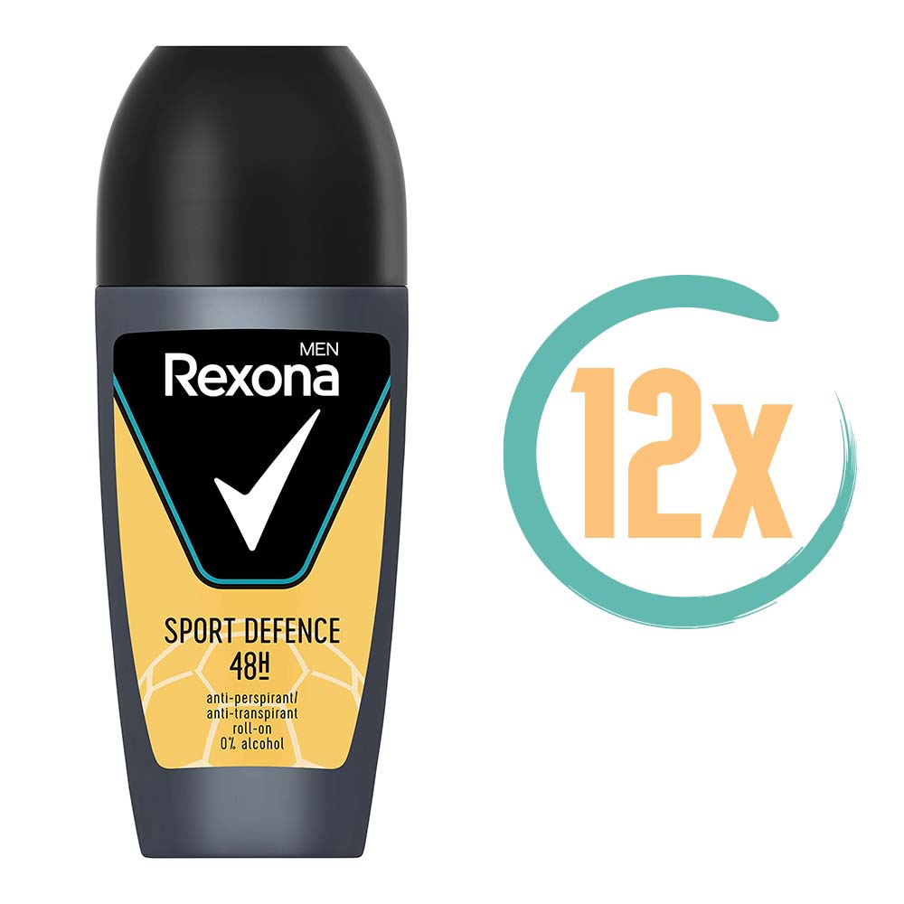 12x Rexona Sport Defence Deoroller 50ml