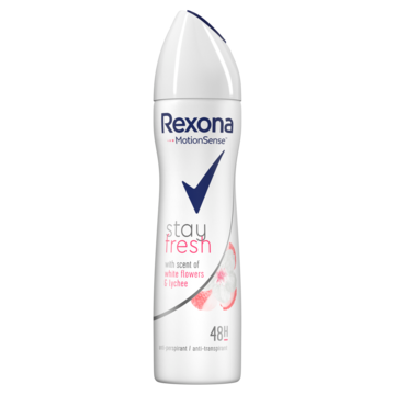 6x Rexona White Flower & Lychee Deospray 150ml, VoordeligInslaan.nl