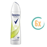 6x Rexona Stress Control Deospray 150ml