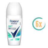 6x Rexona Shower Fresh 72H Deoroller 50ml