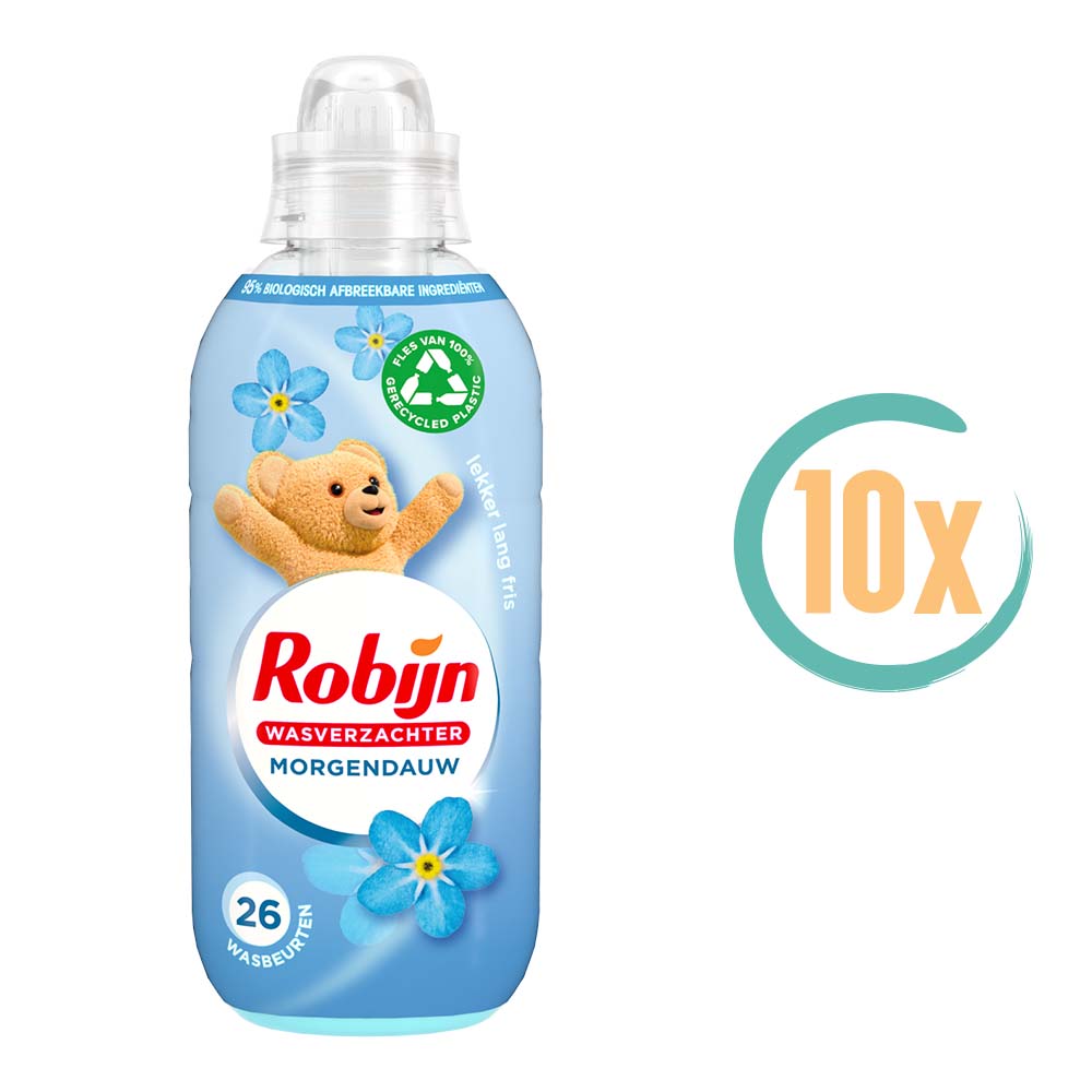 10x Robijn Morgendauw Wasverzachter 650ml