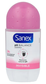 6x Sanex Dermo Invisible Deoroller 50ml