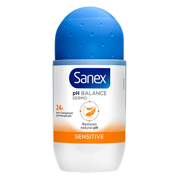 6x Sanex Dermo Sensitive Deoroller 50ml