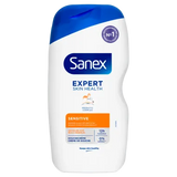 6x Sanex Expert Skin Sensitive Douchegel 400ml