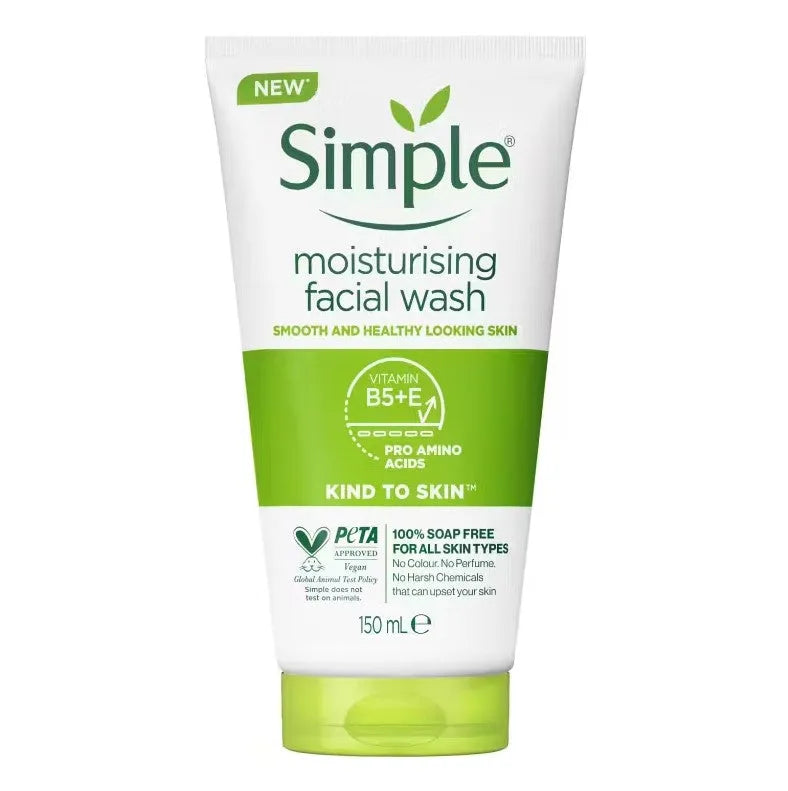 6x Simple Face Wash Hydraterend 150ml