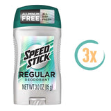 3x Speed Stick Men Regular Deostick 85gr