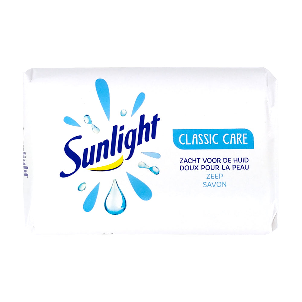 6x Sunlight Classic Care Zeep 125gr