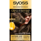 3x Syoss Oleo Intense 5-54 Licht Asbruin Haarverf, VoordeligInslaan.nl