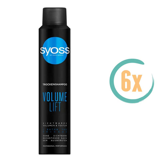 6x Syoss Volume Lift Droogshampoo 200ml