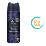 6x Today Men Dark Intense Deospray 200ml