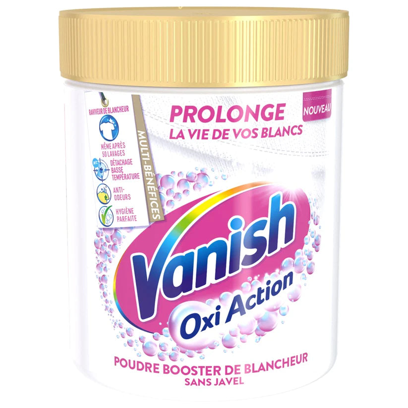 3x Vanish Oxi Action Whitening Vlekverwijderaar 470g, VoordeligInslaan.nl