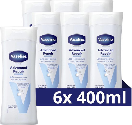 6x Vaseline Advanced Repair Bodylotion 400ml