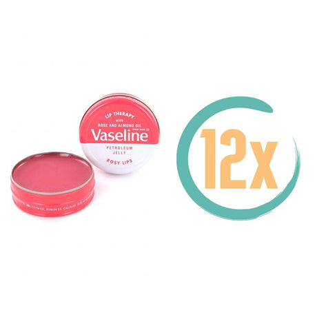 12x Vaseline Lipcare Rosy Lips 20gr, VoordeligInslaan.nl