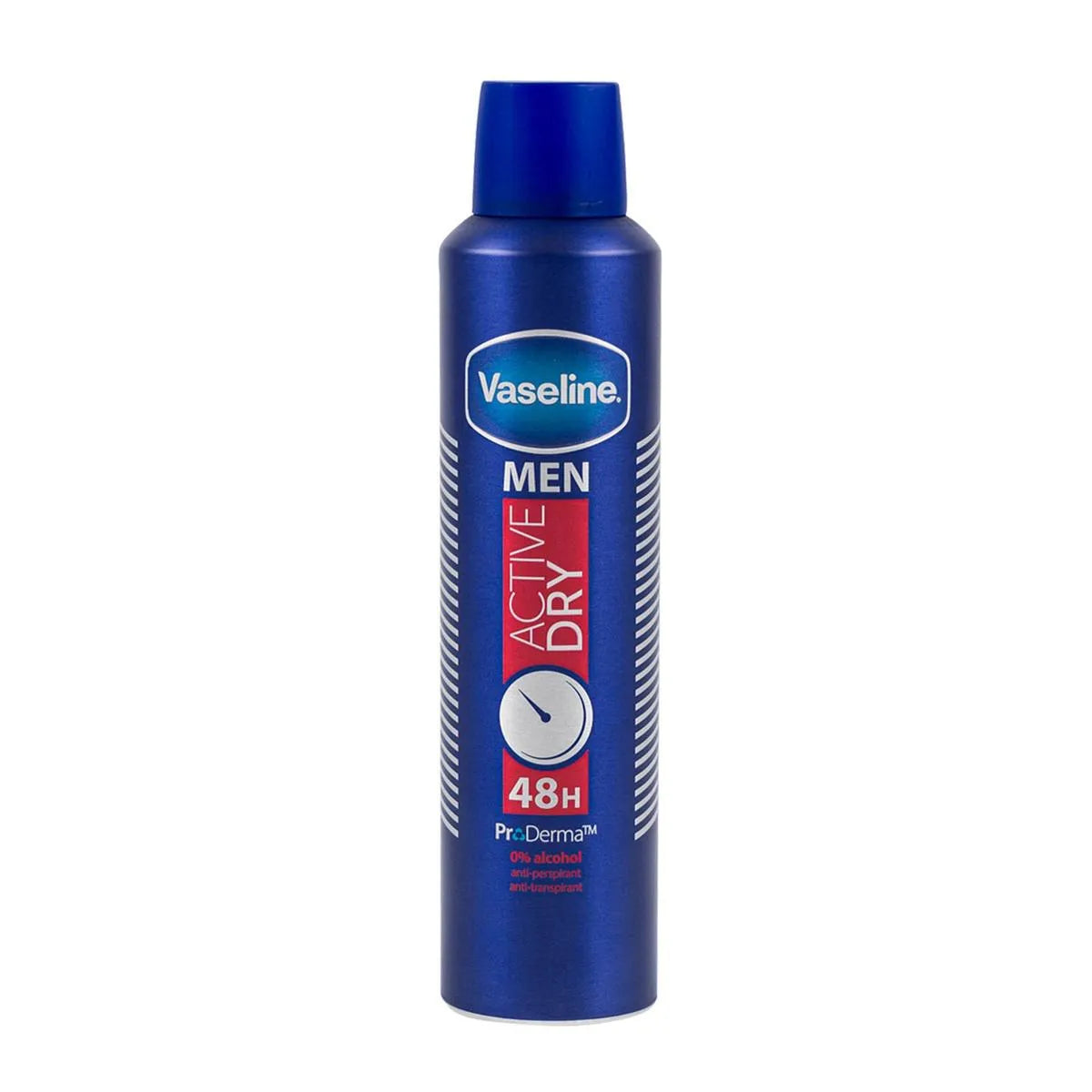 6x Vaseline Men Active Dry Deospray 250ml