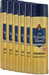 6x Vergulde Hand Scheerschuim 250ml