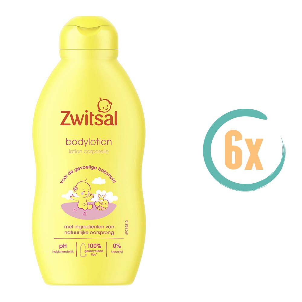 6x Zwitsal Bodylotion 400ml