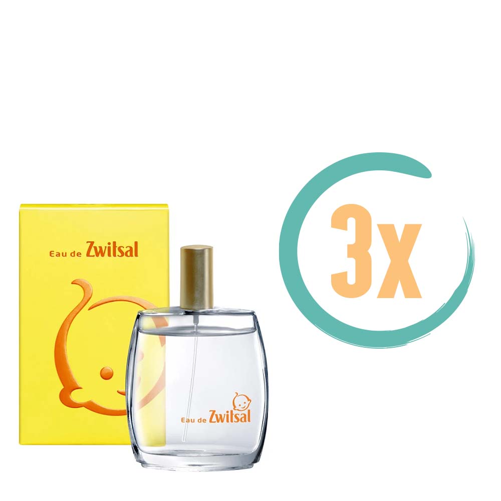 3x Zwitsal Eau de Zwitsal Parfum 95ml, VoordeligInslaan.nl