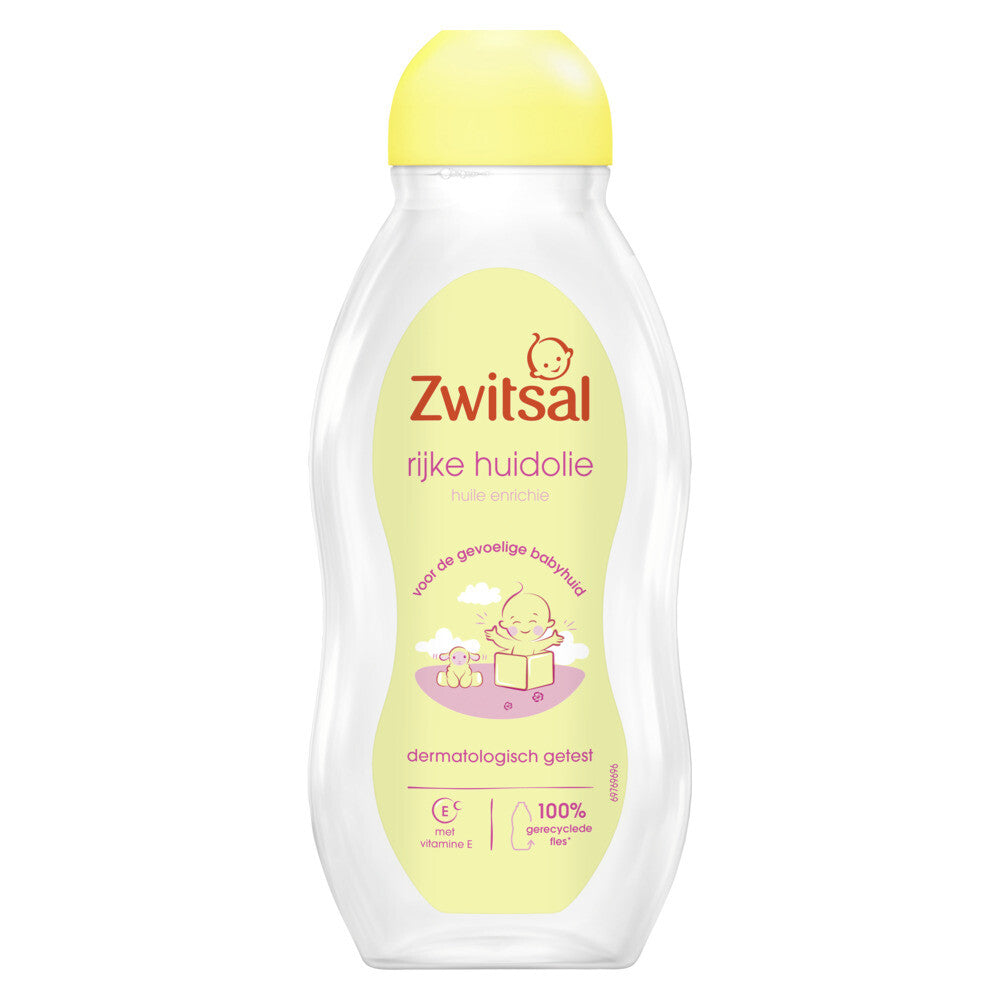 3x Zwitsal Rijke Huidolie Avocado 200ml