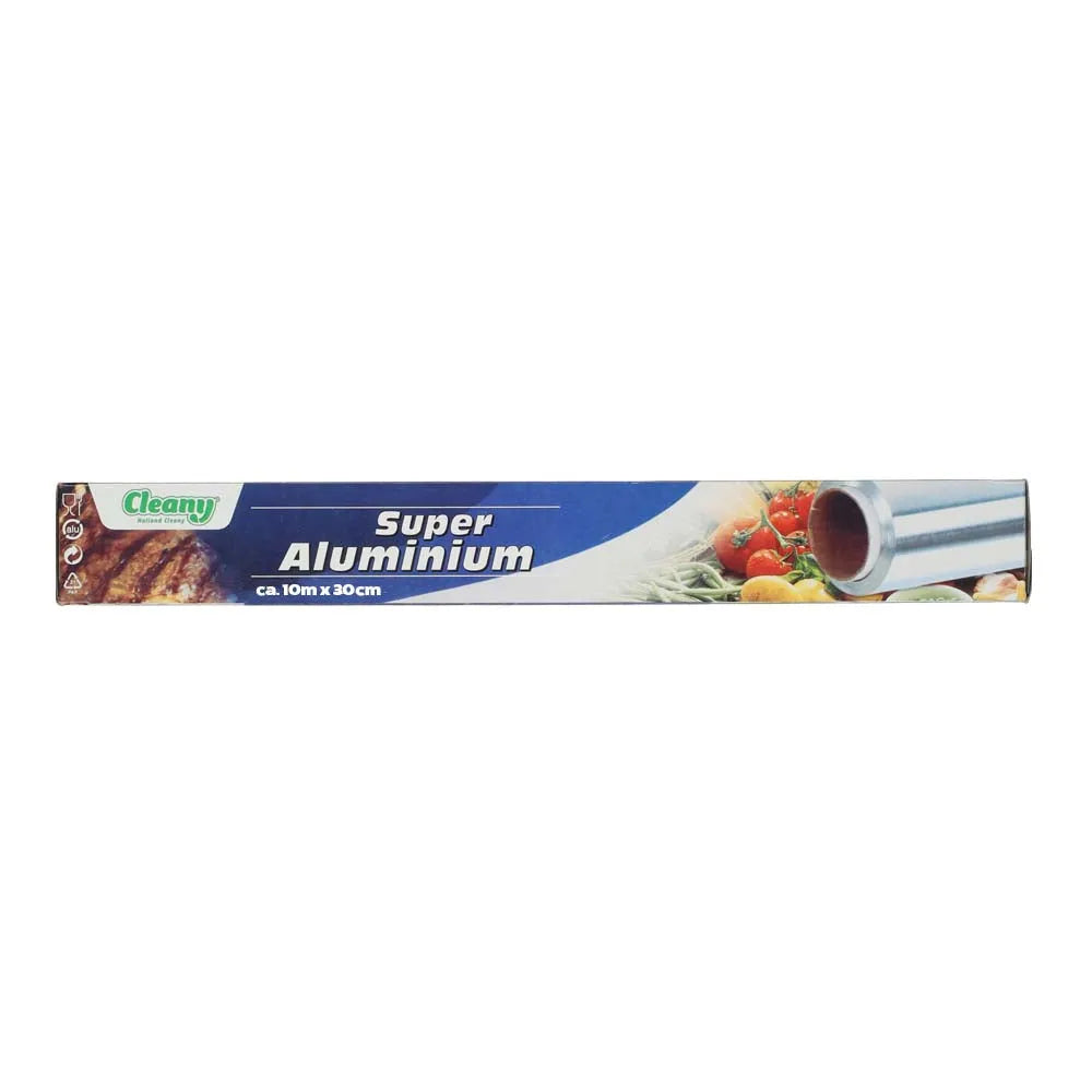 Cleany Super Aluminiumfolie 10x30 cm 10 Meter