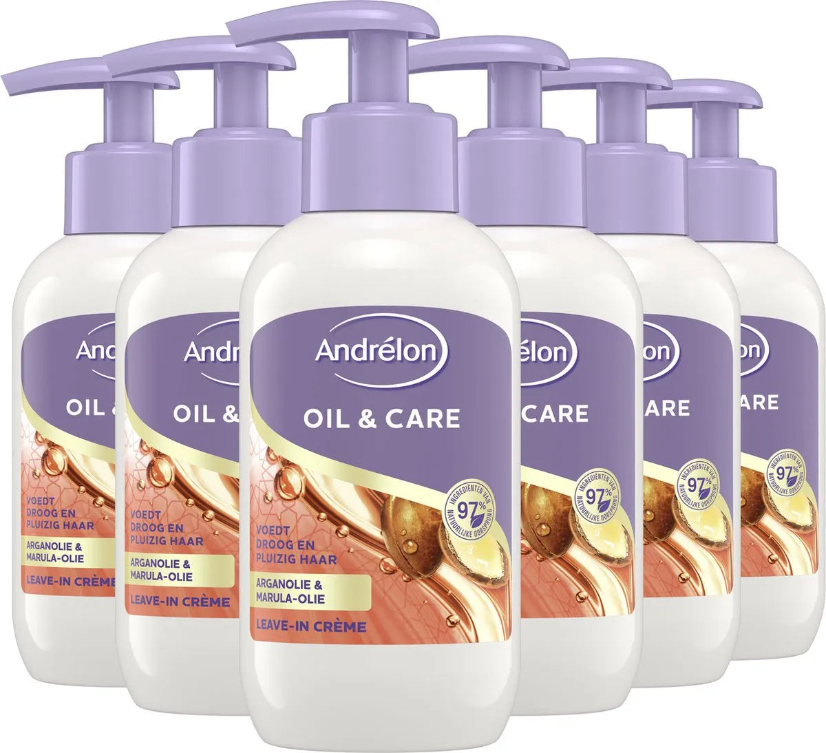 6x Andrelon Oil & Care Haarcreme 200ml