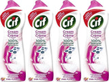 4x Cif Schuurmiddel Pink Flower 500ml, VoordeligInslaan.nl