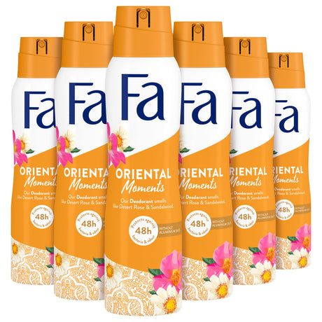 6x Fa Oriental Moments Deospray 150ml, VoordeligInslaan.nl