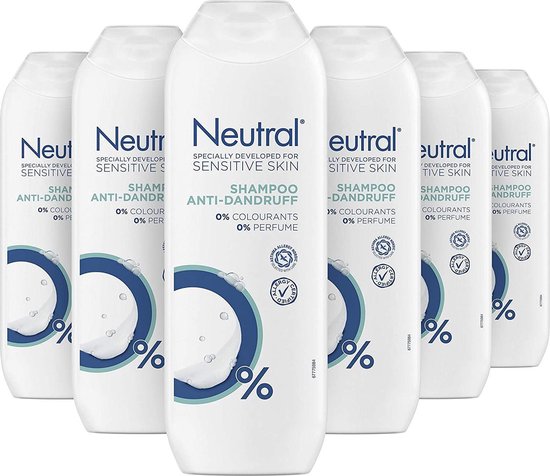 6x Neutral Anti Roos Shampoo 250ml, VoordeligInslaan.nl