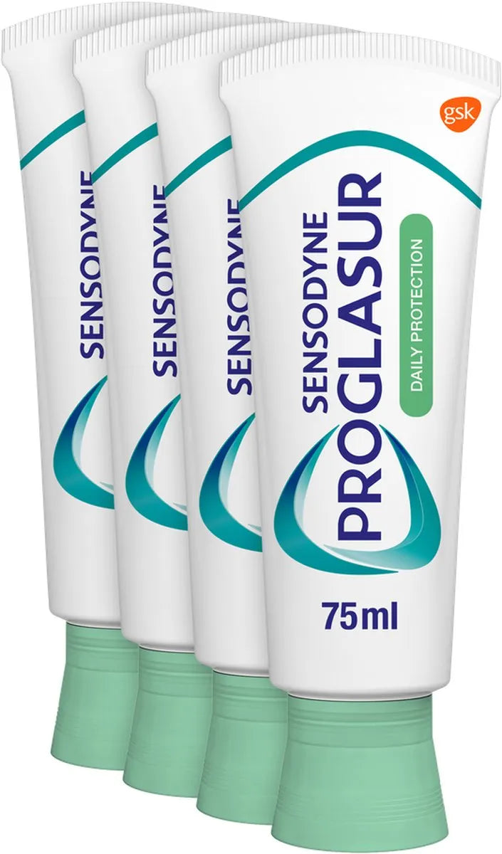 4x Sensodyne Tandpasta Proglasur Daily Protection 75ml, VoordeligInslaan.nl