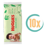 10x Huggies Natural Care Billendoekjes 56 doekjes - Baby en