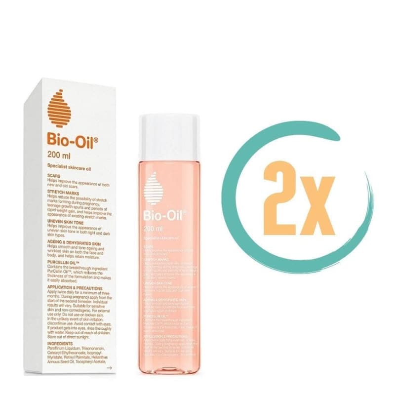 2x Bio Oil 200ml - Huidverzorgingsolie