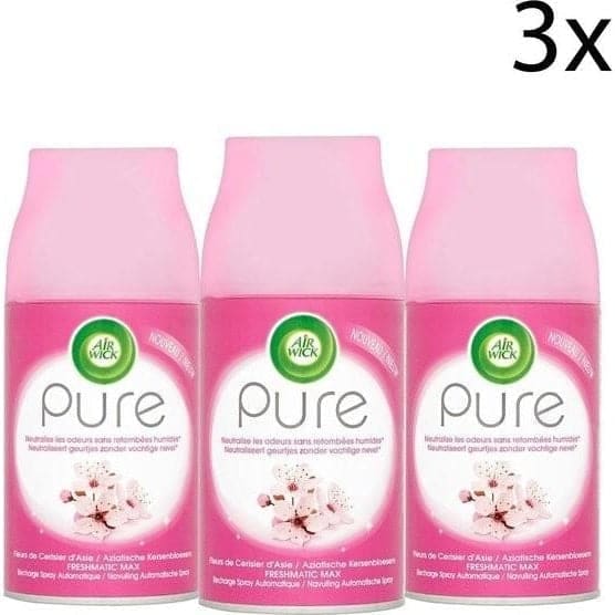 3x Airwick Freshmatic Navulling Pure Aziatische 