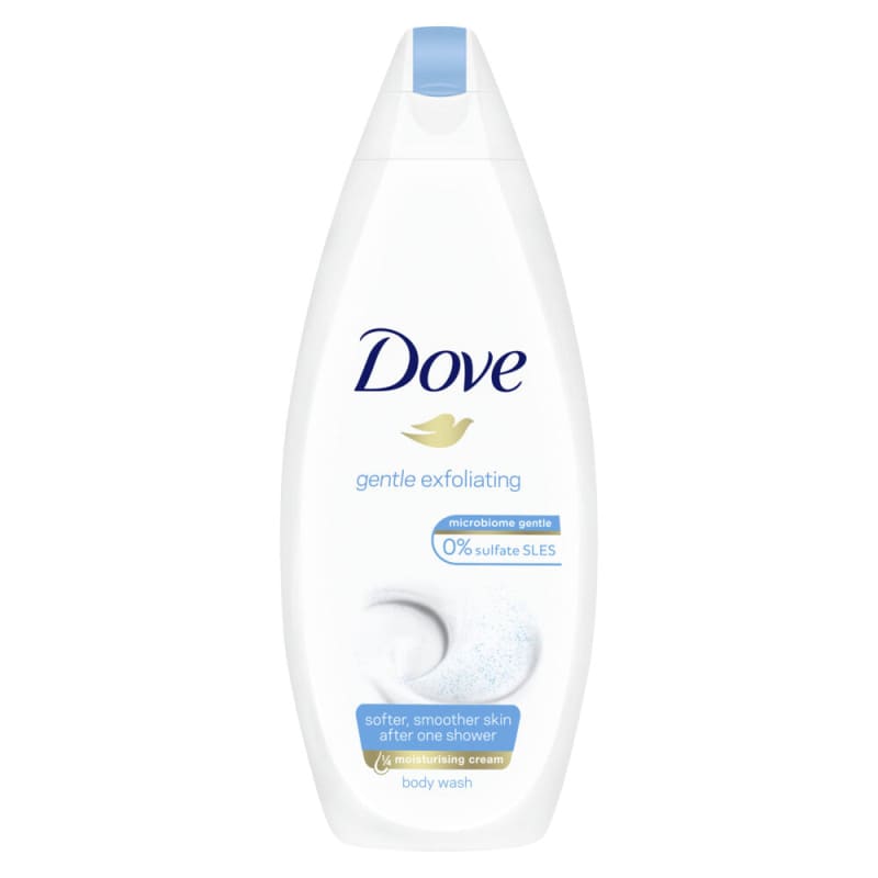 3x Dove Gentle Exfoliating Douchescrub 500ml