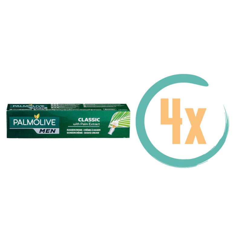 4x Palmolive Scheercrème men Classic 100ml - Scheren en