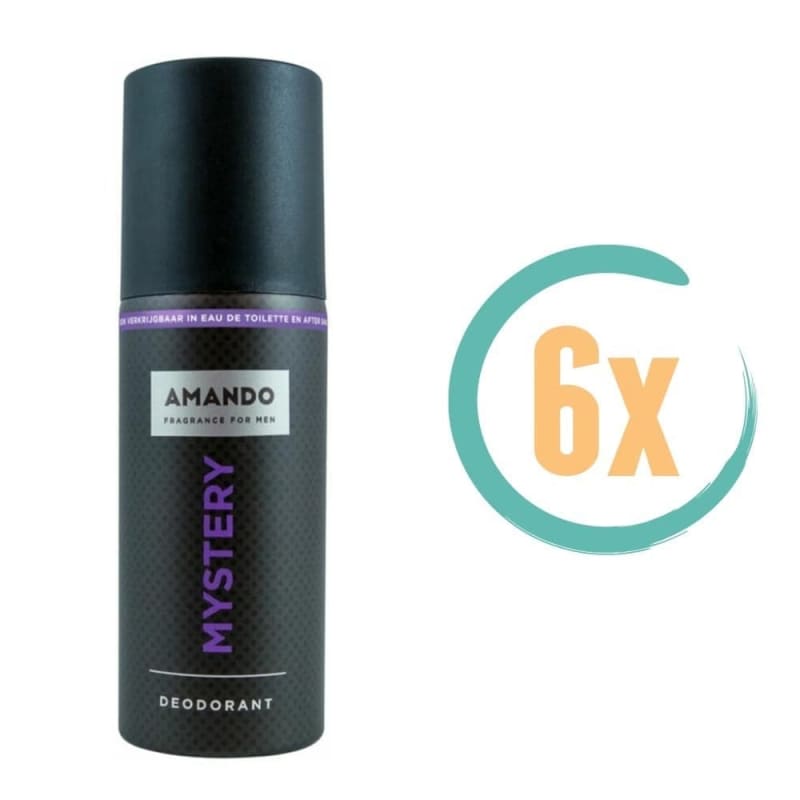 6x Amando Mystery Deospray 150ml - Deodorant