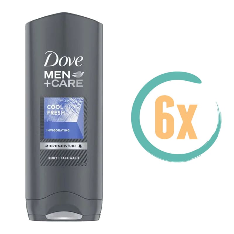 6x Dove Cool Fresh Douchegel 400ml