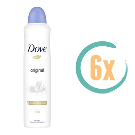 6x Dove Original Deospray 250ml