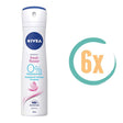 6x Nivea Fresh Flower Deospray 150ml - Deodorant voor 