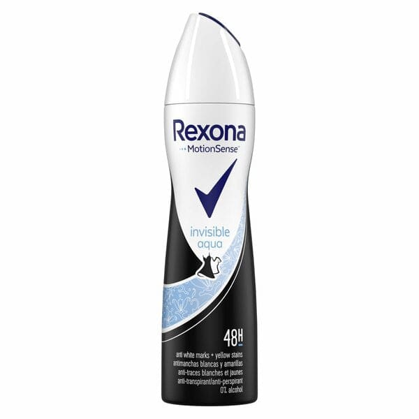 6x Rexona Invisible Aqua Deospray 150ml