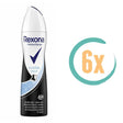 6x Rexona Invisible Aqua Deospray 150ml