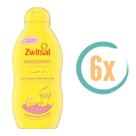 6x Zwitsal Bodylotion 200ml - Baby en peuter