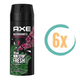 6x Axe Wild Bergamot & Pink Pepper Deospray 150ml