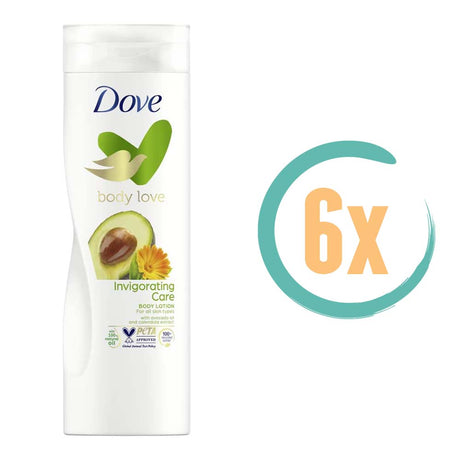 6x Dove Avocado Bodylotion 400ml, VoordeligInslaan.nl