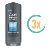 3x Dove Men Clean Comfort Douchegel 400ml, VoordeligInslaan.nl