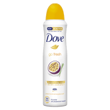 6x Dove Go Fresh Passievrucht & Citroengras Deospray 150ml, VoordeligInslaan.nl