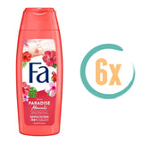 6x Fa Paradise Moments Douchecrème 250ml