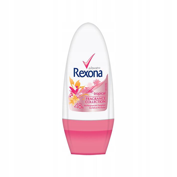 6x Rexona Tropical Deoroller 50ml, VoordeligInslaan.nl