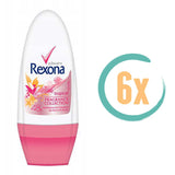 6x Rexona Tropical Deoroller 50ml, VoordeligInslaan.nl