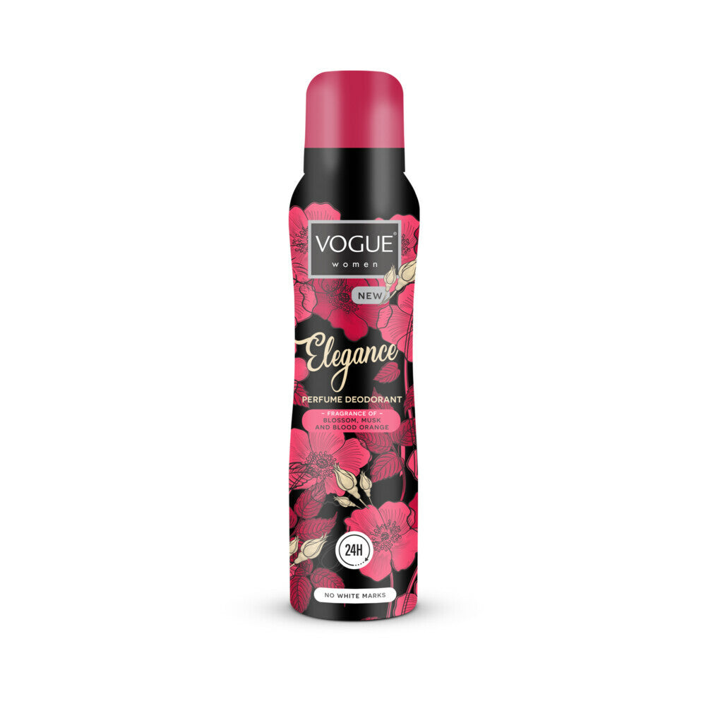 6x Vogue Elegance Deospray 150ml, VoordeligInslaan.nl