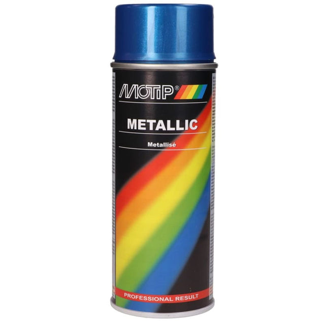 Motip Metallic Blauw Spuitlak 400ml - Lak en verf